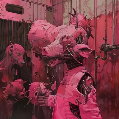 triptych part II - AI artwork, 14 Jul 2024
