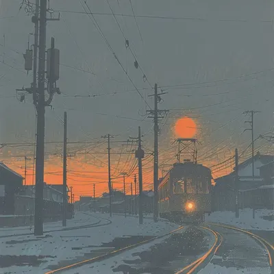 Time is passing by. We will never stop it. Everything is ruthlessly marching forward. We put a lot of thoughts and effort into all of this. Was it worth it? What will be left after us? A new sun is rising, and it doesn't care about all of this - AI artwork, 4 Jul 2024