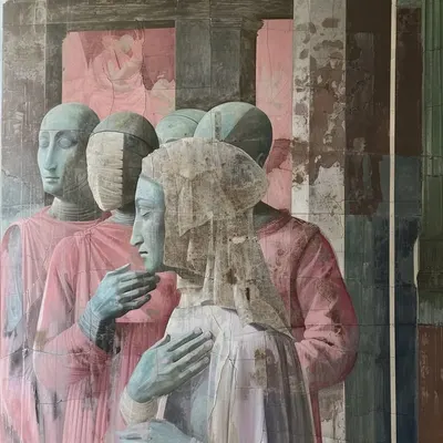 silent sorrow, transience, only bad pictures lately, no sense, no point, then why? - AI artwork, 27 Jul 2024
