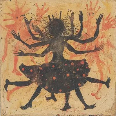 I need more hands! - AI artwork, 5 Jul 2024