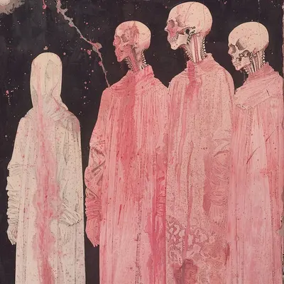 silent sorrow, transience, only bad pictures lately, no sense, no point, then why? - AI artwork, 27 Jul 2024