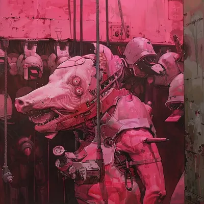 triptych part II - AI artwork, 14 Jul 2024