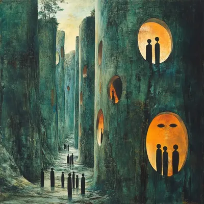 Funeral of the Dreams - AI artwork, 30 Aug 2024