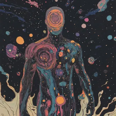 If I had to choose which superhero to be, Galaxyman would be my answer! - AI artwork, 21 Aug 2024