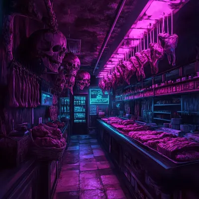 meat and plastic - AI artwork, 24 Aug 2024