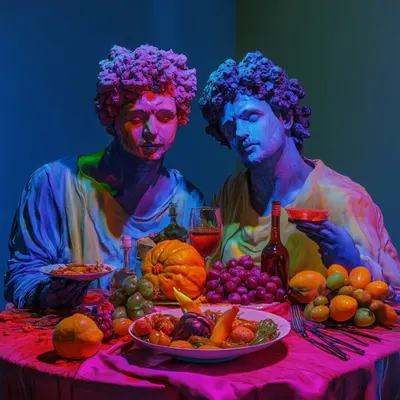 meat and plastic - AI artwork, 24 Aug 2024