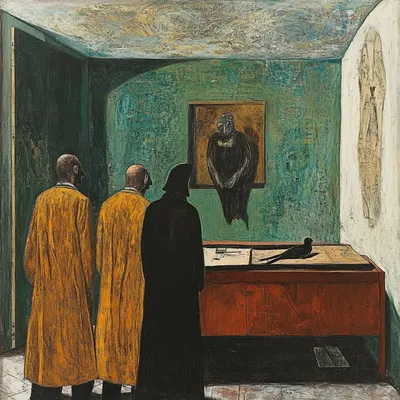 Funeral of the Dreams - AI artwork, 30 Aug 2024