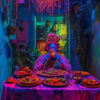 meat and plastic - AI artwork, 24 Aug 2024