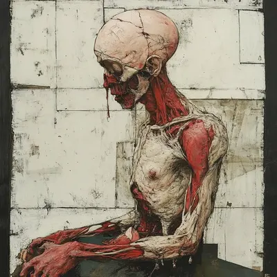 THEY EAT OUR GUTS - AI artwork, 4 Aug 2024