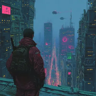 big city life - AI artwork, 6 Aug 2024