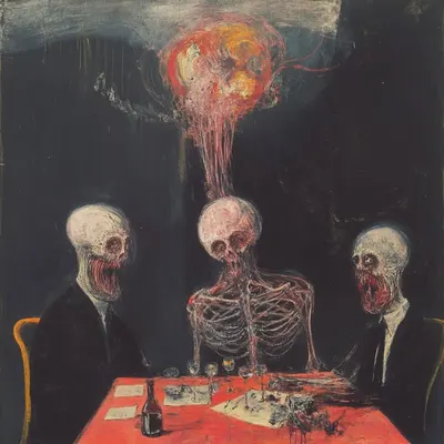 it's eatin' me alive - AI artwork, 25 Aug 2024