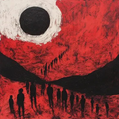 Trough the nightmares - AI artwork, 26 Sep 2024