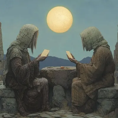 Fortune Tellers - AI artwork, 11 Sep 2024