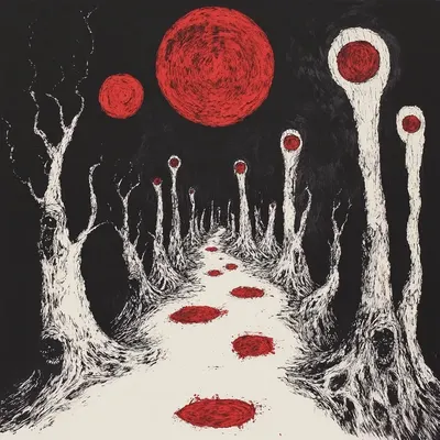 Trough the nightmares - AI artwork, 26 Sep 2024
