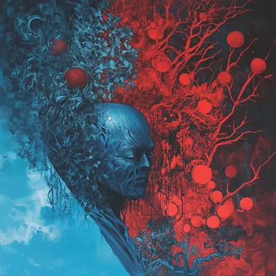 I'm blue - AI artwork, 30 Sep 2024