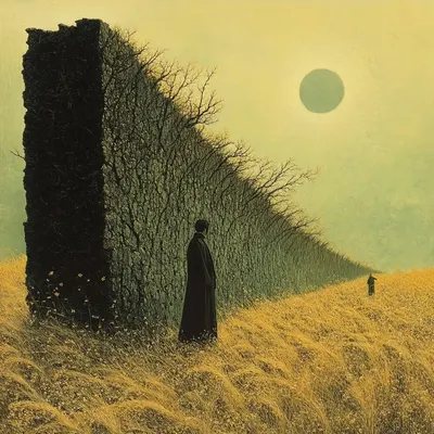 The Wall will never Fall - AI artwork, 12 Sep 2024