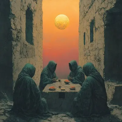 Fortune Tellers - AI artwork, 11 Sep 2024
