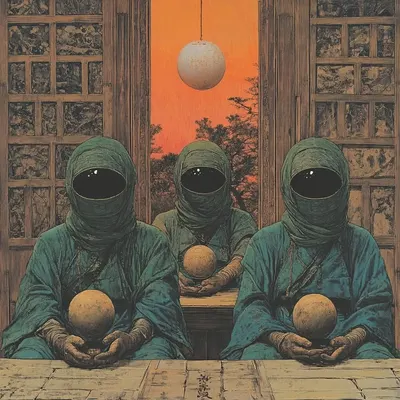 Fortune Tellers - AI artwork, 11 Sep 2024