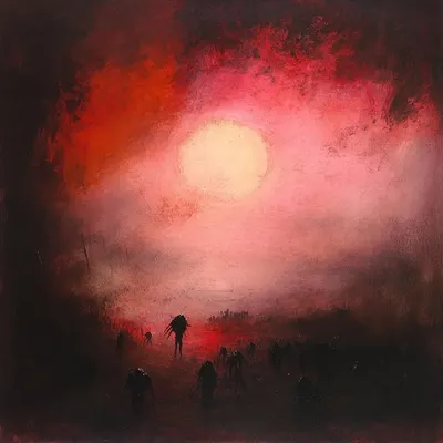 They talk so much. They pretendent. They are not your friends. The world is much darker than you thought - AI artwork, 7 Sep 2024