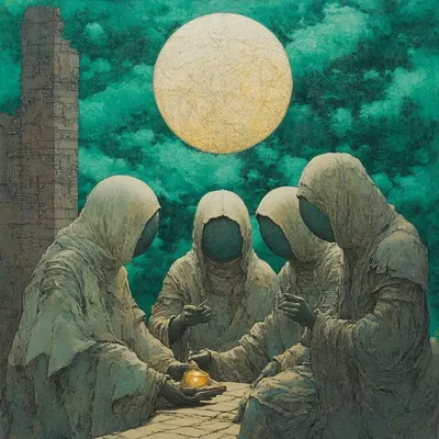 Fortune Tellers - AI artwork, 11 Sep 2024