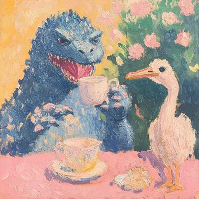 tea party - AI artwork, 18 Sep 2024