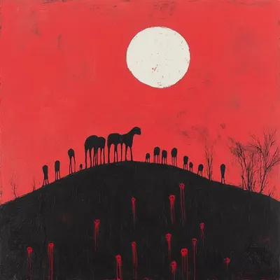 Trough the nightmares - AI artwork, 26 Sep 2024