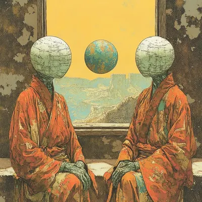 Fortune Tellers - AI artwork, 11 Sep 2024