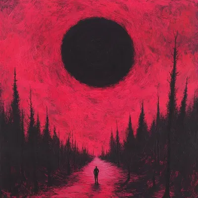 Trough the nightmares - AI artwork, 26 Sep 2024