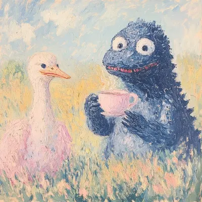 tea party - AI artwork, 18 Sep 2024