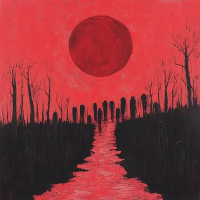 Trough the nightmares - AI artwork, 26 Sep 2024