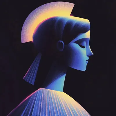 This is just a void fluctuation. Hallucinations. Shadows of truth that can not be seen. Goddess of the fallen dreams - AI artwork, 22 Oct 2024