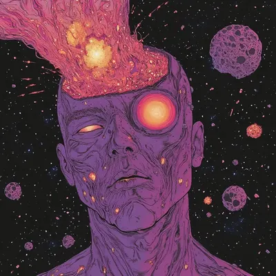 It happens when you think about space too much - AI artwork, 3 Oct 2024
