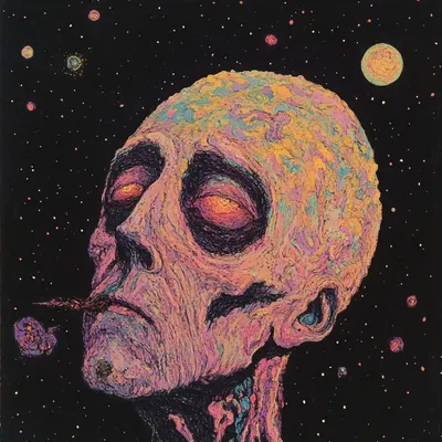 It happens when you think about space too much - AI artwork, 3 Oct 2024