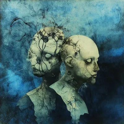 The sky was dark - AI artwork, 1 Oct 2024