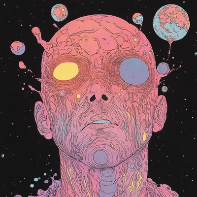 It happens when you think about space too much - AI artwork, 3 Oct 2024
