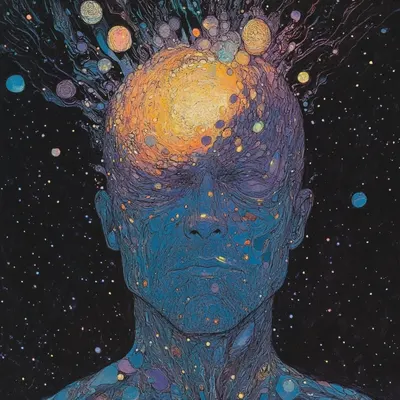 It happens when you think about space too much - AI artwork, 3 Oct 2024