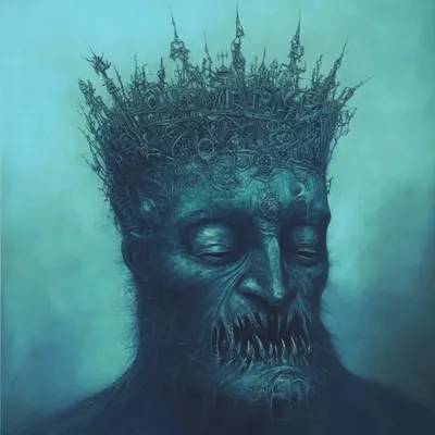 There is nothing. Only him - AI artwork, 13 Nov 2024
