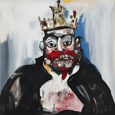 BOW TO THE KING - AI artwork, 17 Nov 2024