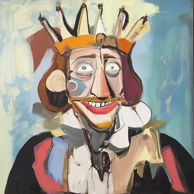 BOW TO THE KING - AI artwork, 17 Nov 2024