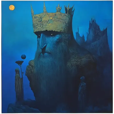 There is nothing. Only him - AI artwork, 13 Nov 2024