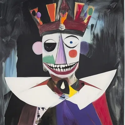 BOW TO THE KING - AI artwork, 17 Nov 2024