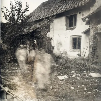 I found old photographs, memories etched in grain, Amidst the blurred confines of time's embrace, I wander lost, distorted in this space. A ghostly visage in aged images confined, Haunting echoes of a life left behind. Beneath the veil of endless starry nights, I drift among the whispers of the lights. ##midjourney - AI artwork, 25 Nov 2024