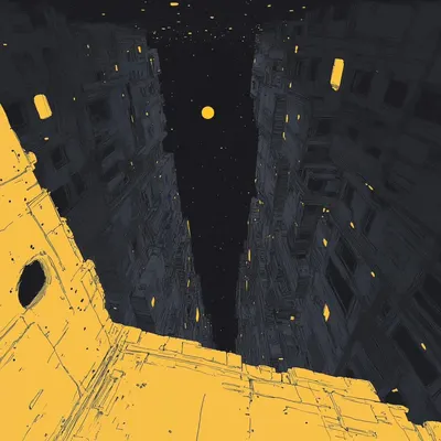 They say every wall falls. But every divide leaves a shadow in its wake - AI artwork, 10 Nov 2024