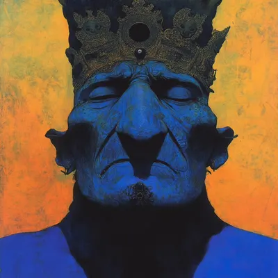 There is nothing. Only him - AI artwork, 13 Nov 2024
