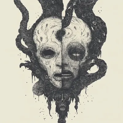 Opposites reflect one another; two sides revealing a single truth. That's the rule - AI artwork, 26 Nov 2024