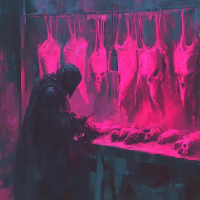 They robbed us out of magic. Slaughter it while it was there. Will it ever come back? - AI artwork, 17 Dec 2024