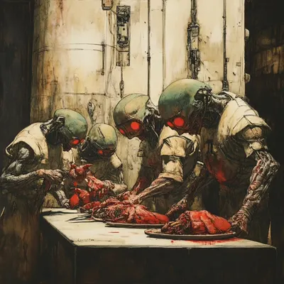 evolution of blood - AI artwork, 8 Dec 2024