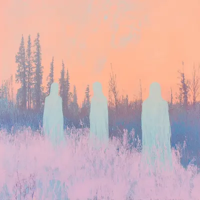 Trapped between the matter and the meta, slowly losing hope. Waiting for something that will never happen. Minutes, days, eons passing by - AI artwork, 15 Dec 2024