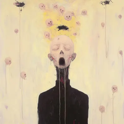 If you feel dead inside, it will pass. It will be fine - AI artwork, 14 Dec 2024