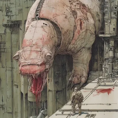 evolution of blood - AI artwork, 8 Dec 2024